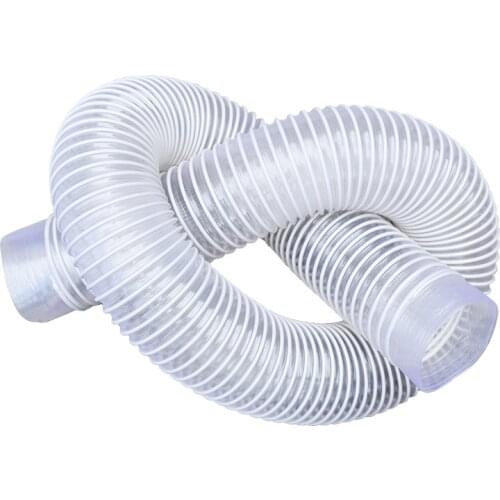 2m Inner Diameter 40/50/55/60/75mm PVC Industrial Vacuum Cleaner Bellows Straws Thread Hose Soft Pipe Durable for Cyclone SN50T3