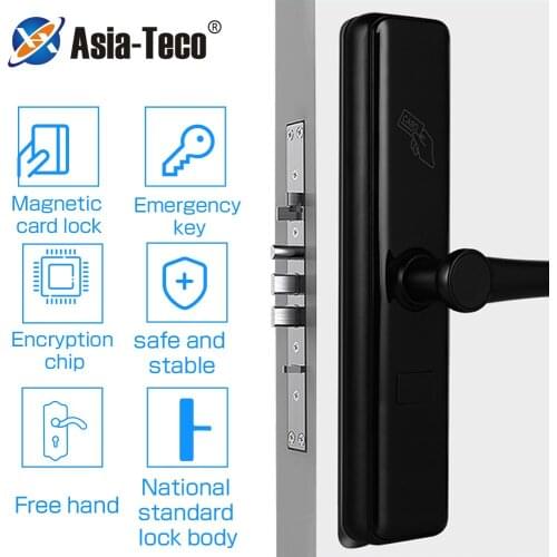 RFID 13.56MHZ Security Smart Lock Bluetooth Electronic Door Lock TTLock App Security Intelligent Lock for Hotel/Home/Apartment