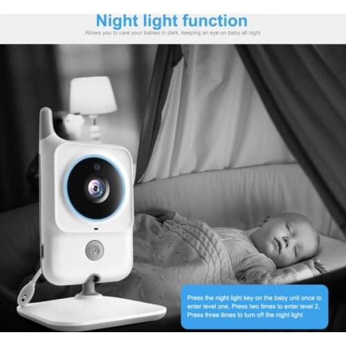 Babysitter VB607 Video Baby Monitor 2.4G Wireless 3.2 Inch LCD Two Way Audio Talk Night Vision Surveillance Security Camera