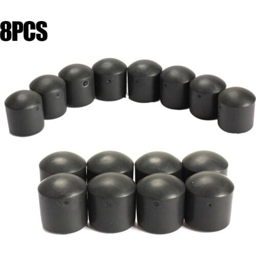 8pcs FASTER 5/8 Inch Black Foosball Soccer Football Table Rod Lid End Cap Soccer Tables 88 XR-Hot