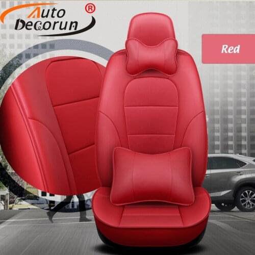 AutoDecorun Genuine Leather Cover Seat Sets for BMW 5 Series GT Automobiles Seat Covers Accessories Car Cushion Seats Protectors