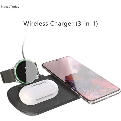 3 In 1 Qi Wireless Charger Stand For iPhone 12 Pro XS XR X 8 AirPods Pro Charger Dock Station For Apple Watch iWatch 6 5 4 3 2 1