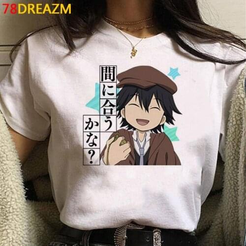 Bungou Stray Dogs top tees men white t shirt couple vintage couple clothes graphic tees t-shirt tumblr