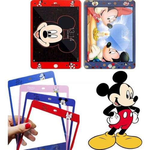 Disney Mickey Donald Duck IPad Tempered Film Anime Cartoon Full Screen Tempered Film for IPad Mini1 2 3 4 5 2017/18 IPad Air1 2
