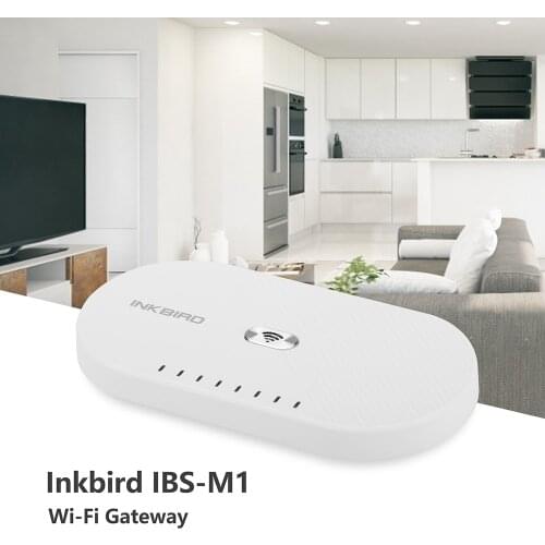 IBS-M1 WIFI Gateway With Remote Monitor&Real Time Alarm&Free Cloud Service Works with IBS-TH1、Mini、Plus、IBS-P01B、ITH-20R-O