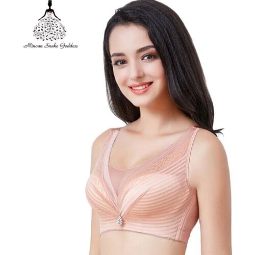 Lace Plus Size Brassiere Bras For Women Underwear Lingerie Full Cup Push Up Bralette C/D/E Cup BH Soutien Gorge Intimate Bra