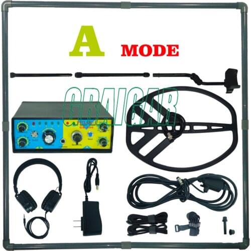 Newest GR-800 Dual Modes Pulse Scanning Long Range King Metal Detector Gold Diamond Silver Copper Treasure Finder GR800