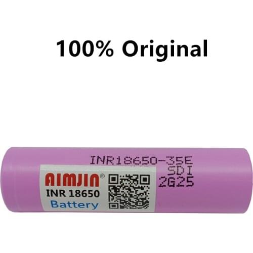 Newest 20PCS 100% Original INR 18650 35e 3.7V 3500mAh 13A Discharge Lithium Battery 3.7v Rechargable Battery Free Shipping