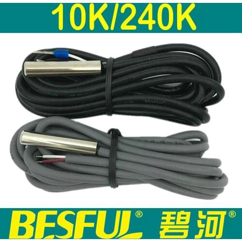 NTC10K/240K-A-2 BESFUL Waterproof Temperature Sensor Shibaura Thermistor Probe