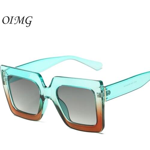 Square Oversized Sunglasses Women Fashion Sun Glasses Female Lady Brand Designer Vintage Shades Gafas Oculos De Sol