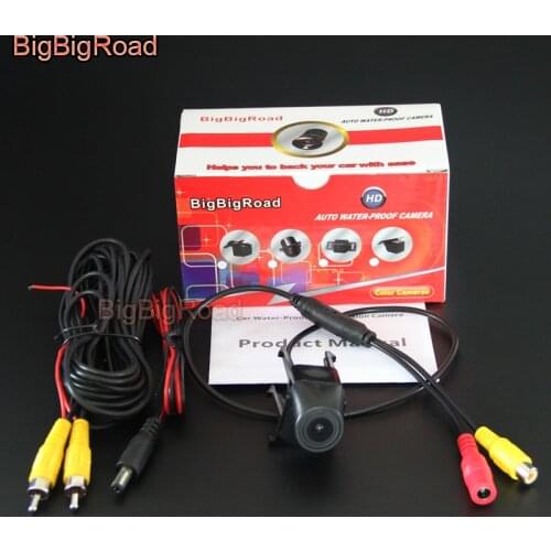 BigBigRoad Car Front Grille View Camera For BMW 3 Series E90 E91 E92 E93 2004-2013 / 318i 320i 325i 2012 / F30 F31 F34 2011-2018