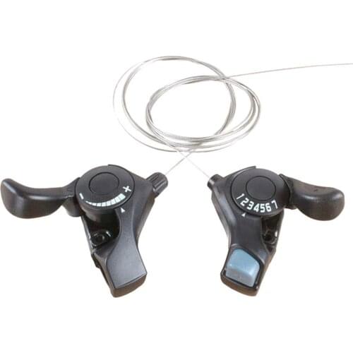 Bike Shifter 3 X7 Speed Thumb Gear Shifter Replacement Bicycle Accessories For Most Bicycle Road Bike Mountain Bike Transmission