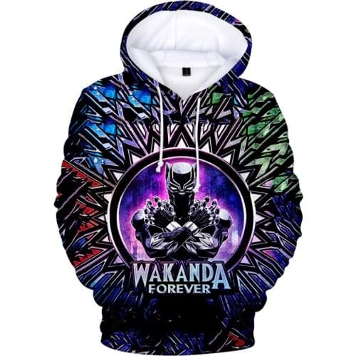 Famous actors Chadwick Boseman 3D Printed Hoodie Men Women Sweatshirt fens WAKANDA FOREVER Hoodie Hip Hop Harajuku Streetwear