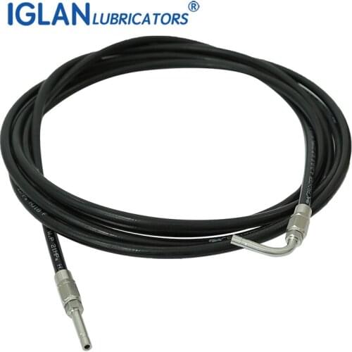 IGLAN 4/6mm Diameter Custom Length High Pressure Hose Oil Pipe Grease Pipeline Extension Hose For Centralized Lubrication System
