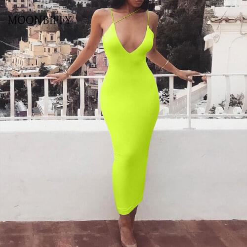Women Solid Sexy Skinny Bodycon Dress Summer Sleeveless Hollow Out Slim Party Pencil Dresses Ladies Long Maxi Dress Clubwear
