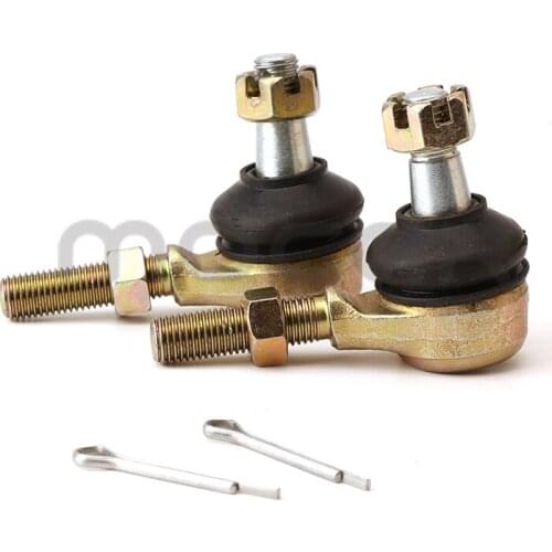 2 Pcs Tie Rod End Kit Ball joint for Yamaha YFZ350 YFZ450 YFS200 YFM550 YFM660 Banshee Grizzly Suzuki LTZ400 LT-Z400 Quadsport