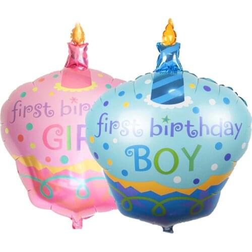 1pcs Large Size Birthday Candle Foil Balloons Happy Birthday Party Decoration Kids Happy Birthday Globos Party Baloon