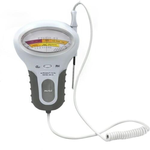 1PC Chlorine Tester, PH & Chlorine Cl2 Level Meter Tester, Swimming Pool Spa Water Quality Monitor Analysis Meter