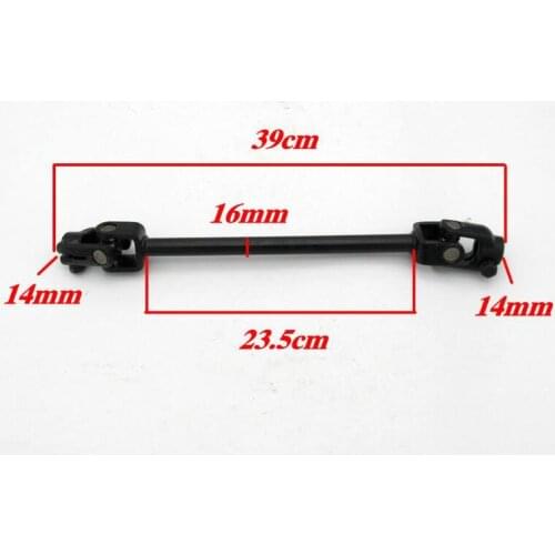 380mm 16mm Power Steering Gear Shaft Rack Pinion Knuckle Go Kart chinese ATV Quad Golf Cart 4 wheel spare parts