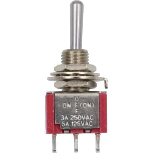 5Pcs SH T8014B-S SPDT ON-OFF-MOM Unilateral Momentary 3Pin One-way Reset Mini Toggle Switch