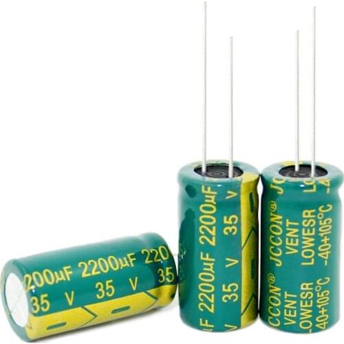 68UF 1000UF 1500UF 2200UF 3300UF 250V 50V 35V 25V 13*25MM high-frequency low-impedance Electrolytic Capacitor