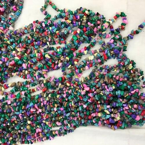 Vintage Nepal Indian Tibetan Style Irregular Created Turquoises Beads Tribal Multicolor Natural Gem Stones Semi Precious Stones