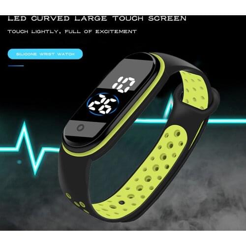 Men Sports Waterproof Watch LED Fashion Simple Silicone Strap Digital Women Watch Watch Men Dropship Reloj Mujer Masculion