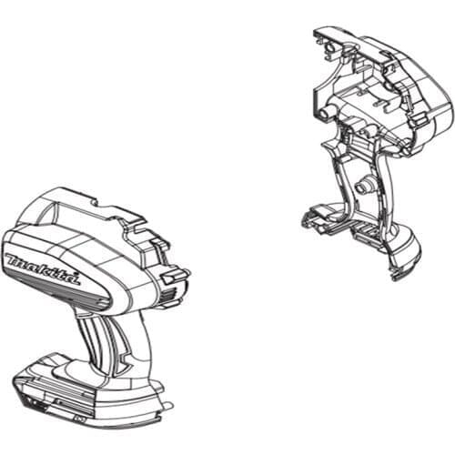 SHELL for MAKITA BCG180
