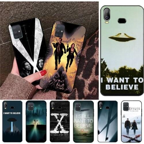 The X Files I want to believe Phone Case Capa For Samsung Galaxy A01 A11 A31 A81 A10 A20 A30 A40 A50 A70 A80 A71 A91 A51