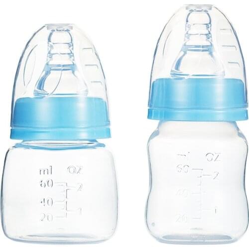 Infant Baby Mini Portable Feeding Nursing Bottle BPA Free Safe Newborn Kids Nursing Care Feeder Fruit Juice Milk Bottles 60ML