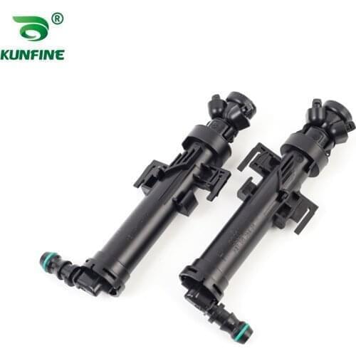 Car Headlight Washer Nozzle Headlamp Sprayer for Audi Q5PA 2013-2017 OEM No. 8R0 955 101A 8R0955101A 8R0 955 102A 8R0955102A