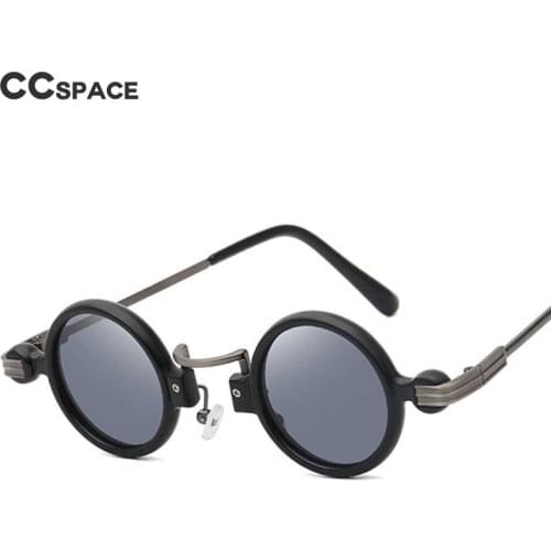 49124 Steam Punk Round Sunglasses Samll Frame Men Women Fashion Shades UV400 Vintage Glasses