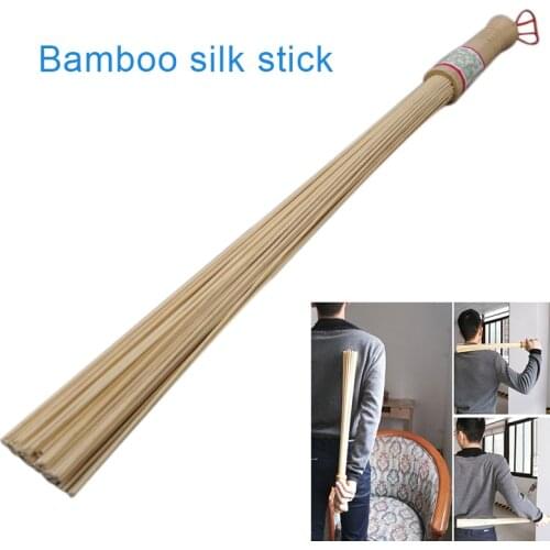 Natural Bamboo Massage Stick Fitness Stick Beat GuaSha Tool Bamboo Broom Relieve Fatigue Body Back Relax Health Care For Old