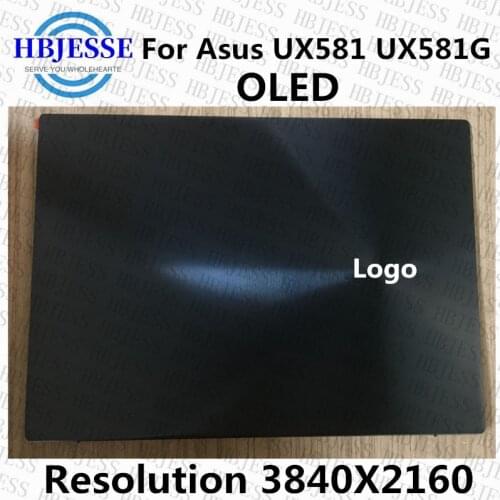 Original 15.6'' laptop assembly with cover UHD 3840X2160 FOR ASUS UX581 UX581G full LCD screen assembly