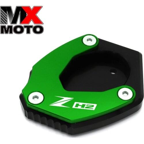 Suitable for Kawasaki motorcycle ZH2 to be installed on the parking foot product, safety increase and widening CNC aluminum allo
