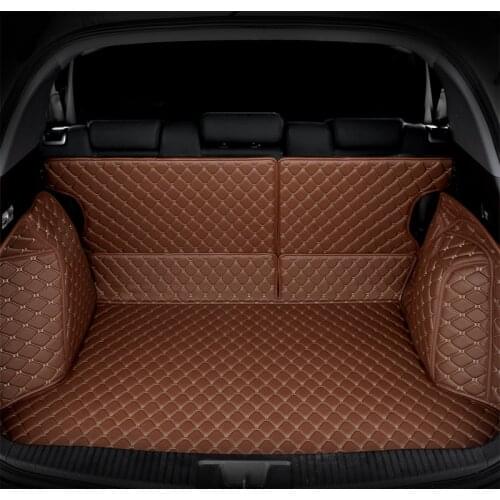 Fit To R300L R320 R350L R400 R500L R series V260 V260L V series Vito Viano Leather Luxury Surround car trunk mat mats carpet pad