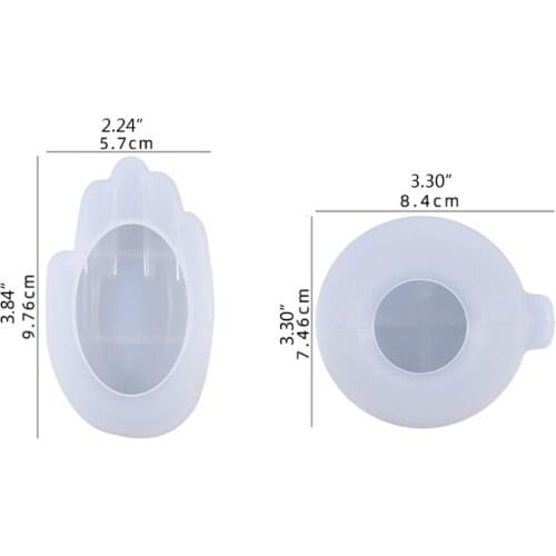 R58E DIY Light Bulb Pendant Crystal Epoxy Resin Mold Home Decorations Silicone Mould