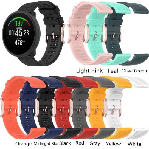 For Polar Unite Dot Pattern Silicone Strap Sport Lightweight Wristband For Polar Unite Smart Watch Replacement Belt