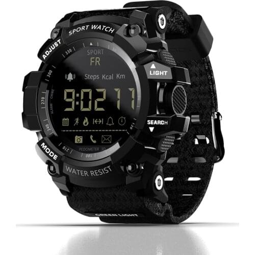 MK16 Smart Watch Bluetooth Information Push Reminder Function Waterproof IP68 Tracker Pressure Heart Rate Monitoring Watch
