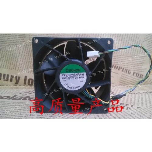 SUNON PSD1209PMBX-A (2).B4717-F.GN DC 12V 26.40W 90x90x38mm Server Cooling Fan