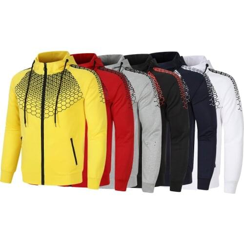 Sweater Mens Spring and Autumn Hooded Fashion Clothes Mens Sports Suit Trendy Fashion Jacket Jacket + Trousers Mens Clothing