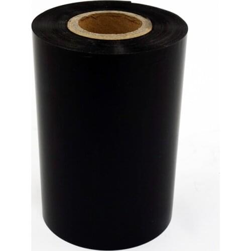 Thermal transfer ribbon, Width 50 - 110 mm x 300 m, Premium wax ink film for Barcode label printer, 1 Roll, scratch resistance