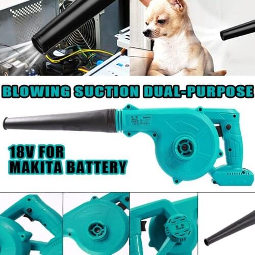 680W Cordless Electric Air Blower Vacuum Cleannig Blower Leaf Computer Dust Collector Power Tool For Makita 18V Li-ion Battery