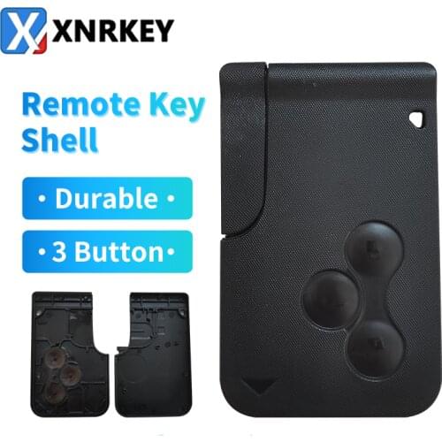 ON SALE (5pcs/lot )3 Button smart card Case for Renault Megane Laguna Smart Card