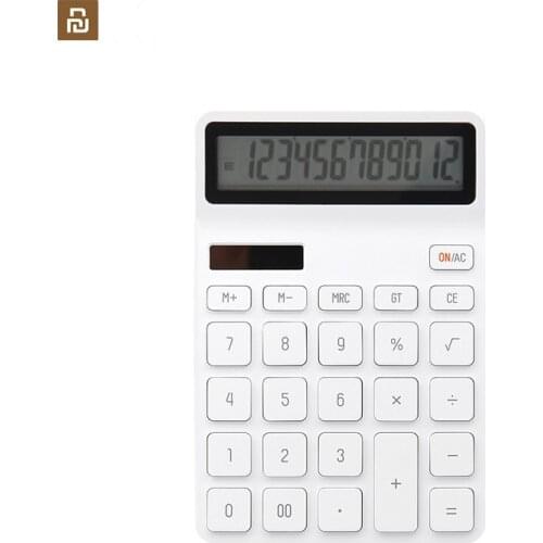 Youpin KACO LEMO Desktop Calculator Photoelectric Dual Dive 12 Number Display Intelligent Shutdown For School Office
