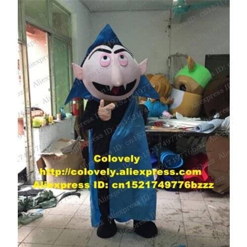 Devil Vampire Count Dracula Mascot Costume Adult Cartoon Character Outfit Suit Classic Giftware Exhibition Exposition zz9529
