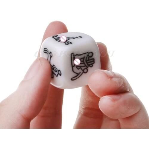 20mm Adult Sex Dice Erotic Poses Couple Funny Sexy Love Toy Night Bar Humor Game Drop Shipping