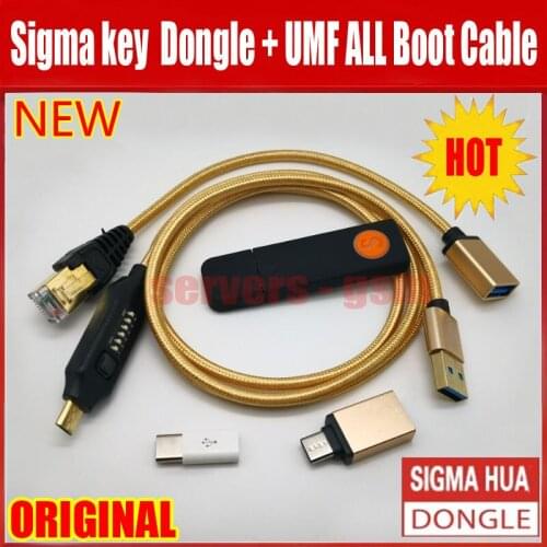 2022 Newest 100% original Sigma key Dongle / sigmakey tool +( UMF )ALL BOOT CABLE