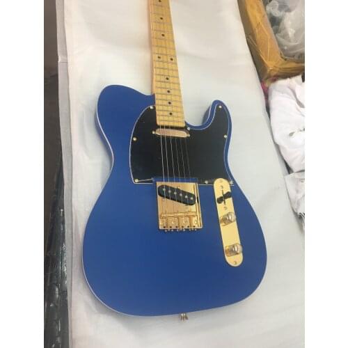 Free delivery / dark blue high quality gold accessories TL Guitar / customizable China Electric Guitar