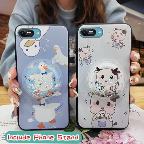 Phone stand holder drift sand Phone Case For Itel A25/A35 Waterproof glisten New Arrival Kickstand